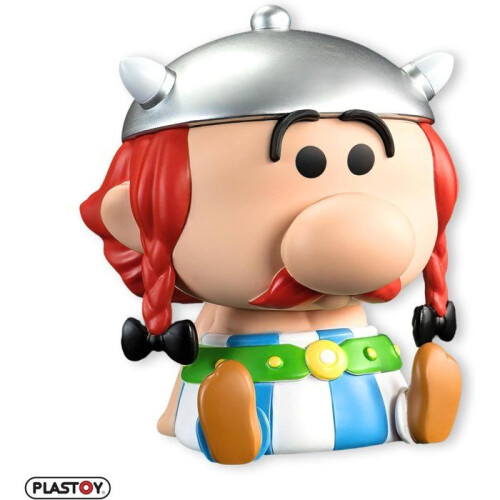 Sparschwein - PLASTOY - Astérix Chibi Obélix - Kunststoff - 14 cm 1