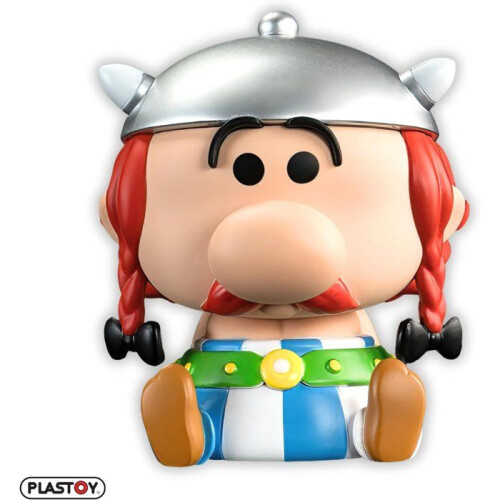 Sparschwein - PLASTOY - Astérix Chibi Obélix - Kunststoff - 14 cm 2
