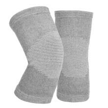 Bamboo knee brace, compression knee brace, supportive, elastic, breathable knee and leg brace-M_M
