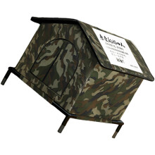 Quick Assembly Foldable Cats Shelter for Outdoor-Camouflage L