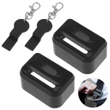 2 pezzi Protezione fibbia cintura di sicurezza auto, blocco cintura di sicurezza per bambini Copertura fibbia cintura di sicurezza_Luc