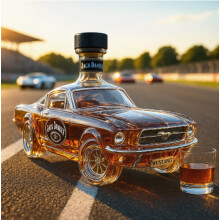 Nuovo decanter in vetro per whisky, bottiglia di whisky a tema Halloween, set regalo con decorazione per bar di casa e decanter per wh