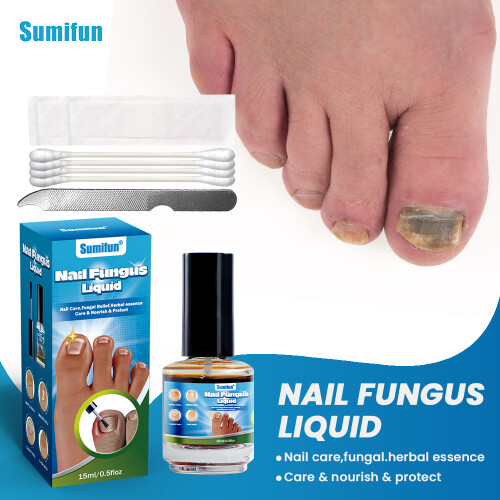 Solução de cuidado para polimento de unhas Jiagoukangye Black Nail Onicomicose