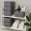 Cutii de depozitare cu capac, stivuibile, ventilate, set de 6 2