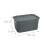 Cutii de depozitare cu capac, stivuibile, ventilate, set de 6 4