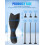 Multi Function Personal Massager Set 6 PCS Interchangeable Tips 10 Modes Rechargeable Waterproof Silicone Ergonomic Wellness Device 5