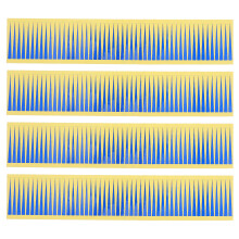 200St Waterdichte Blauwe Instrumentpaneel Markeerstickers Reflecterend