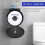 Distributeur de papier toilette géant commercial avec étagère, noir_M 4