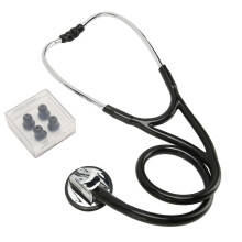 Stetoscop cardiologic Stetoscop medical profesional cu un singur cap pentru asistente medicale și medici, negru_M