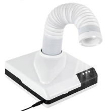 Colector de praf pentru unghii, colector de praf pentru lustruire de 60 W cu ventilator și LED cu funcție dublă, zgomot redus_M