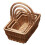Set of 3 Rectangular Gift Wicker Shopping Baskets 2