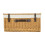 (White) 62cm Buff Willow Wicker Picnic Basket 8