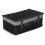 (Unlined) 46cm Empty Black Willow Picnic Basket With Cotton Lining 10