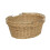 (Unlined) Small Swing Handle Wicker Shopping Basket 3