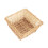 Light Steamed Square Split Willow Wicker Tray 2