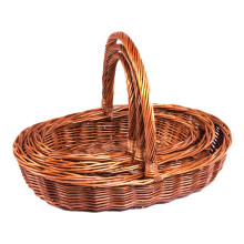 Set of 3 Harrogate Wicker Garden Trugs