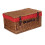 (Red Lining) 51cm Double Steamed Willow Wicker Picnic Basket 11