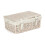 (Grey) 35cm Whitewash Willow Wicker Picnic Basket 10