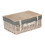 (White) 45cm White Wash Willow Wicker Picnic Basket 12