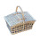 42cm Provence Open Weave Empty Picnic Basket 2