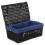 (White) 46cm Empty Black Willow Picnic Basket With Cotton Lining 6