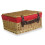 (Grey) 41cm Buff Willow Wicker Picnic Basket 2