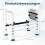 Verstelbaar toiletframe met opbergruimte, wit 1