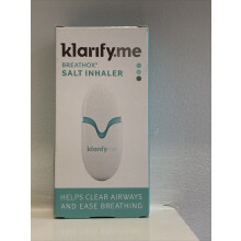 Klarify.me Breathox Salt Inhaler Help Clear Airways Ease Breathing chest