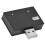USB 2.0 Han til 2 Port Dual USB Oplader Adapter Konverter Hub (Sort)_M 5