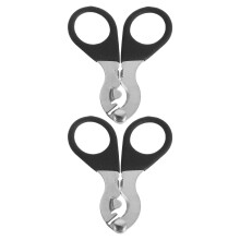 2Pcs Compact Metal Vial Decappers Universal Oral Liquid Bottle Openers