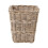 Grey Kubu Rattan Square Waste Paper Bin 2