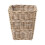 Grey Kubu Rattan Square Waste Paper Bin 4