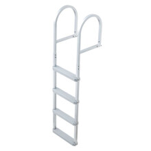 Abnehmbare Pontonleiter mit 4 Stufen - Duoku - Aus Aluminiumlegierung - Tragfähigkeit von 227 kg