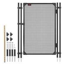 Porta di sicurezza - DUOKU - NLPFAG1 - 1,2 x 0,75 m - Alluminio e nylon - Nero