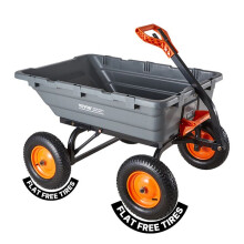 Carrinho de Jardim Basculante-Duoku-680 kg-Para Transporte de Plantas-Terra e Colheitas-Dotado de um Sistema de Balanço