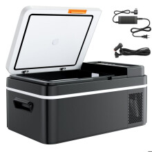 Glacière Électrique à Compression 20 L-Duoku-Contrôle via Application-Réfrigérateur Portable 12/24 V DC et 100-240 V AC