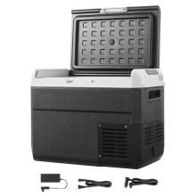 Glacière Électrique 30 L-Duoku-Réfrigérateur Portable-pour Voiture et Maison 12/24 V CC et 100-240 V CA