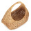 Buff Willow Gondola Wicker Shopping Basket 3