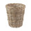 Grey Kubu Rattan Round Waste Paper Bin 2