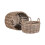 Set of 2 Grey Kubu Oval Baskets 4