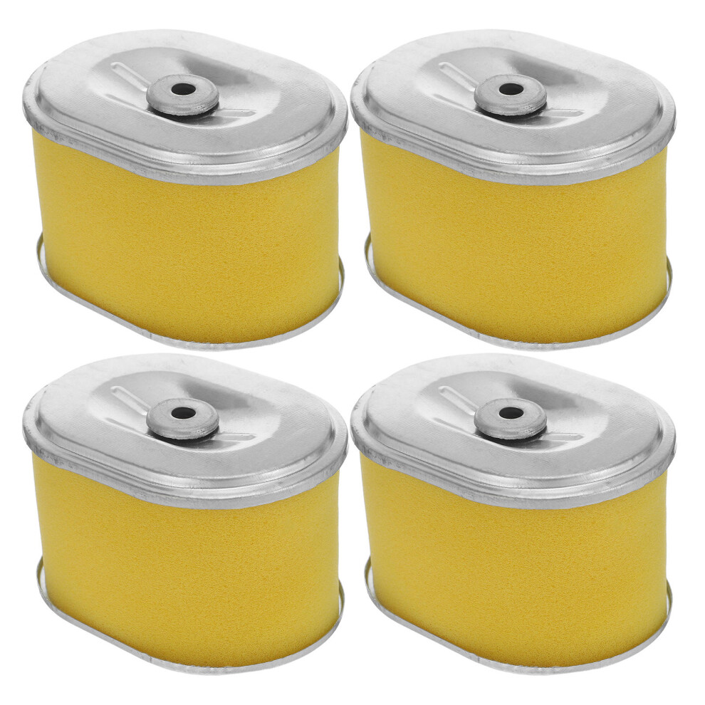 4Pcs 168F Air Cleaner Paper Sponge Filter For Garden Engines Yellow 3761227174161