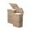Set of 2 Grey Kubu Rectangular Linen Baskets 4