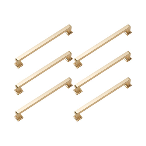 Pack of 6 Drawer Pulls Comfort Universal Fit Easy-Gray 128 1