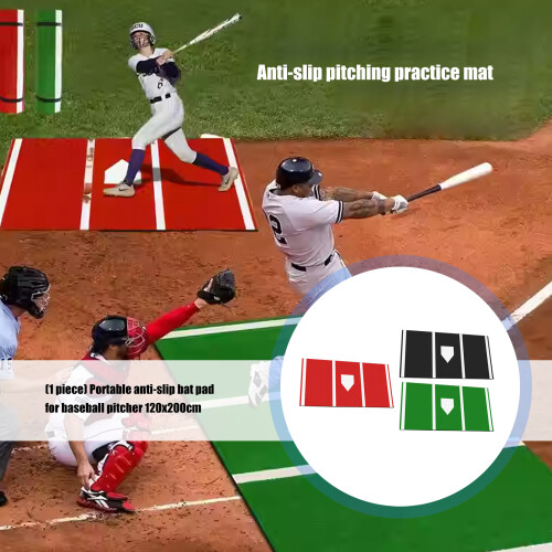 Cheap Expert Pitching Mat for Baseball and Baseball-Green 1