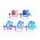 Silicone Protective Case Safe Soft Cover for Electronic-Blue 7