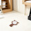 À Main Bois Compact Chat Kawaii Marron 9