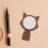 À Main Bois Compact Chat Kawaii Marron 11