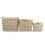 (Medium) Square Tapered Rope Handled Rattan Planter With Plastic Lining 4