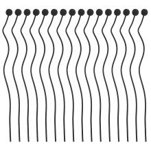 50Pcs Black Natural Rattan Aromatherapy Diffuser Sticks for Home Scent