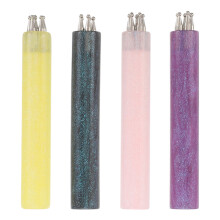 4St Ball Tip Manicure Pen Acryl Met Bloemdesign Voor Precieze Nail Art